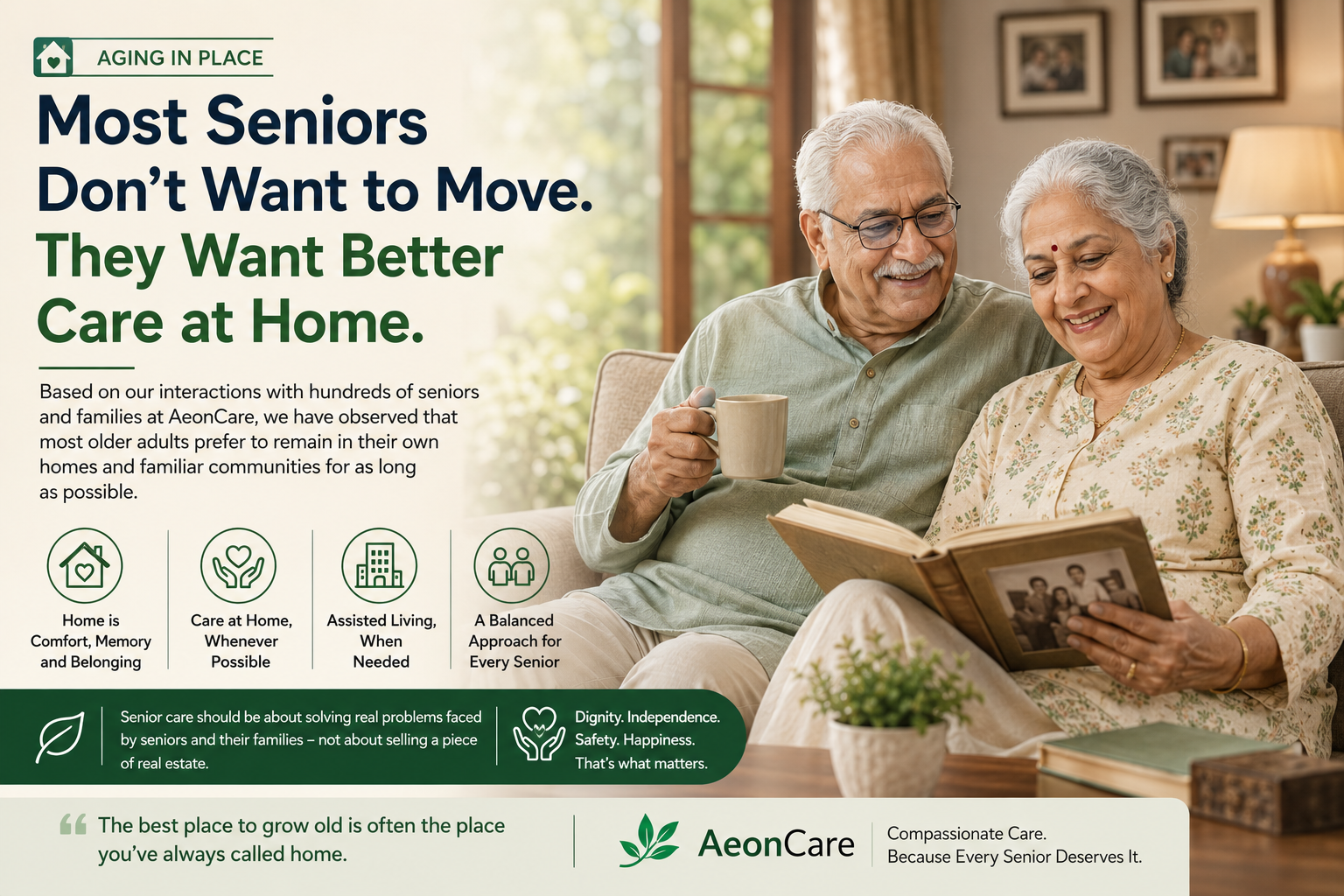 Most Seniors Don't Want to Move. They Want Better Care at Home.