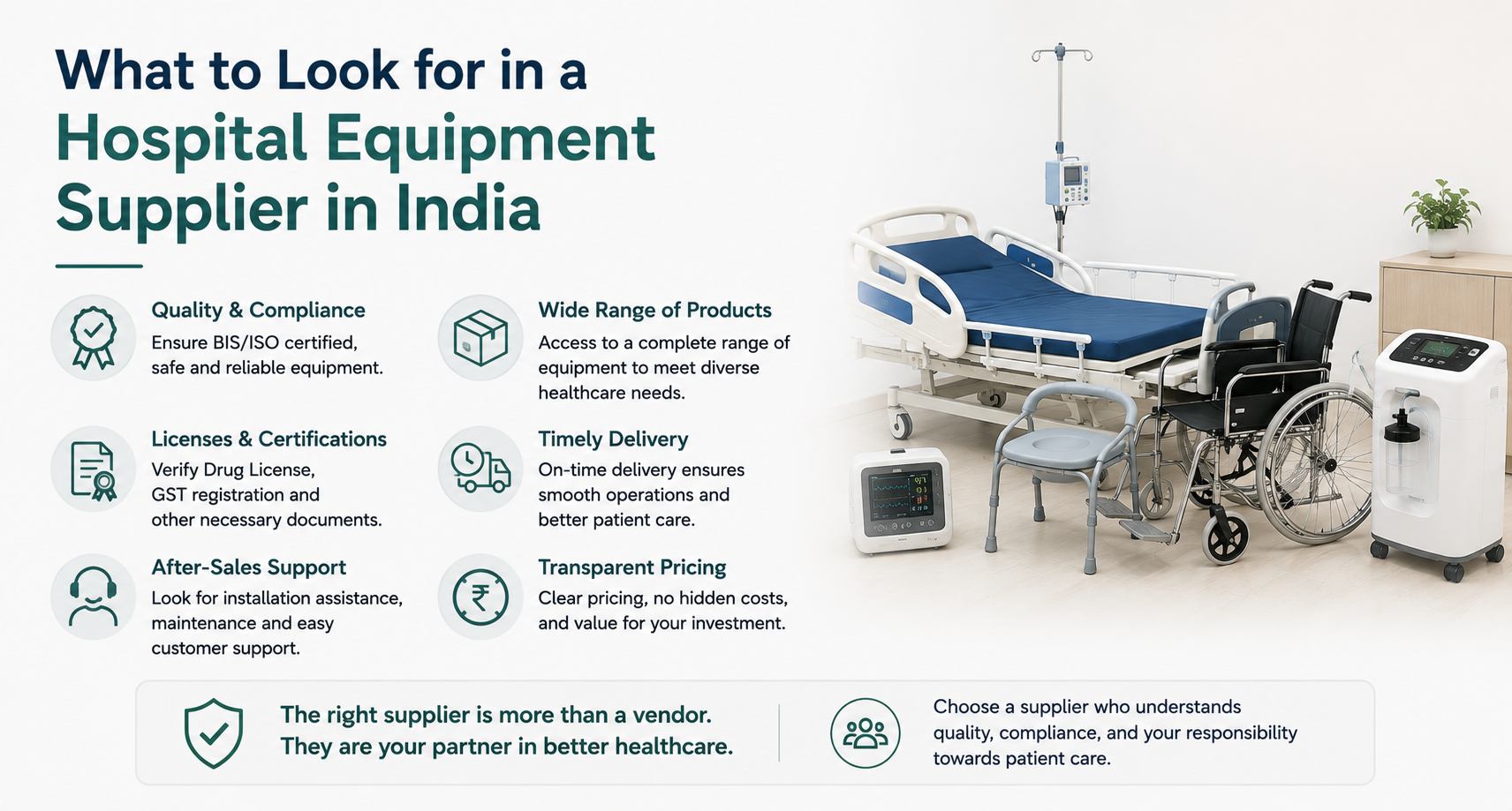 What to Look for in a Hospital Equipment Supplier in India