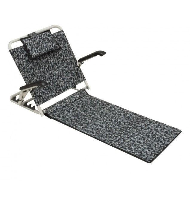 Backrest for Bed with Armrest & Mat - Adjustable Bed Backrest