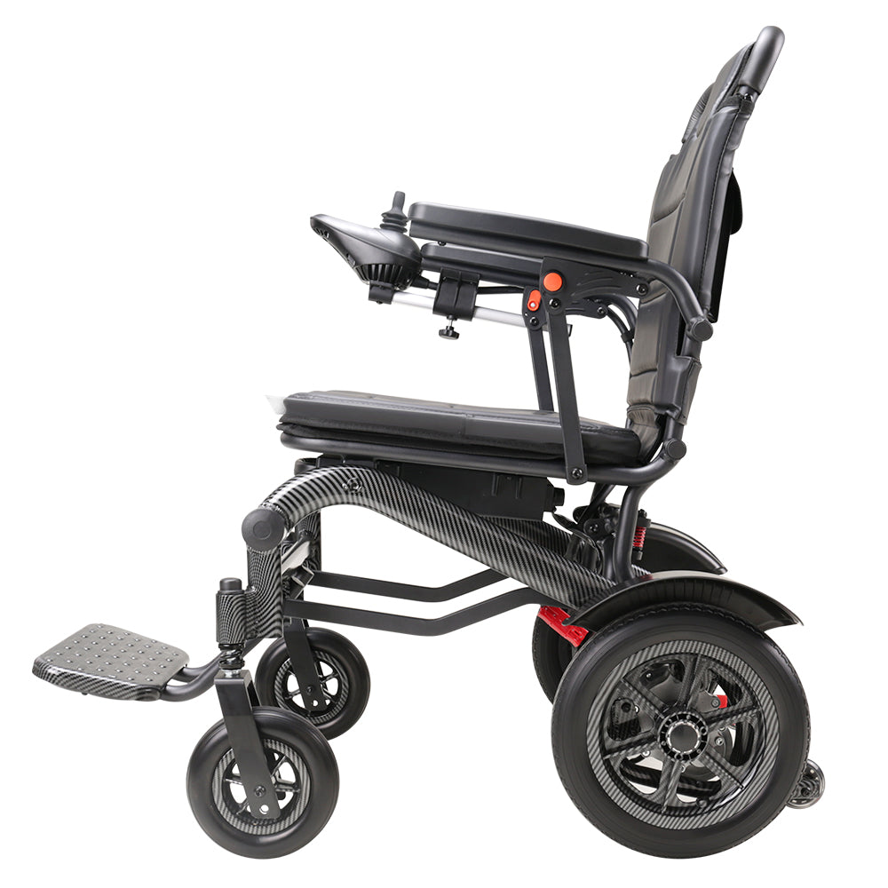 Electric Wheelchair - Foldable With Compact & Lithium Battery - Motorized Wheelchair