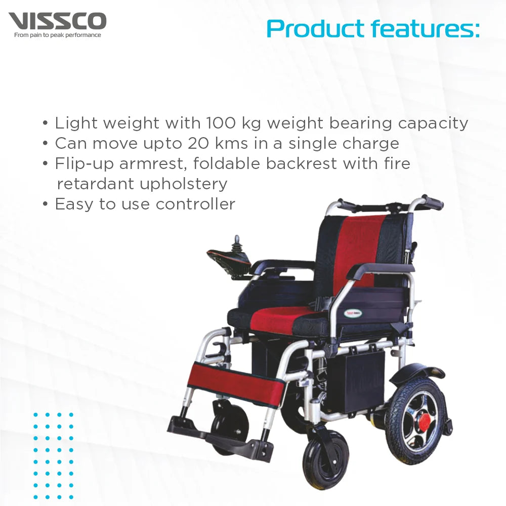 Power Wheelchair (Zip Lite) with Double Battery (Lead acid)