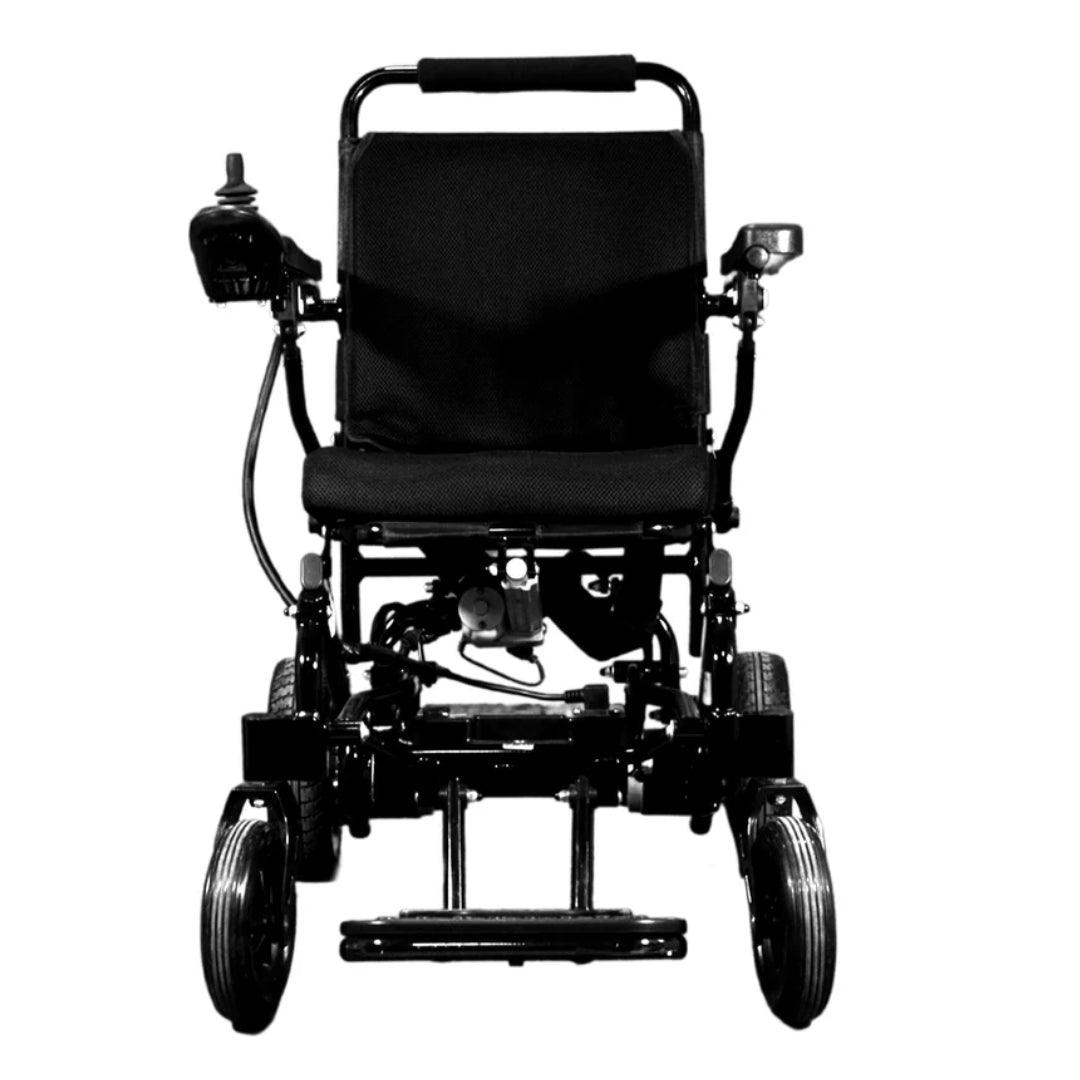 Electric Back Recline Wheelchair Auto Fold with Remote - Aluminum - AeonCare