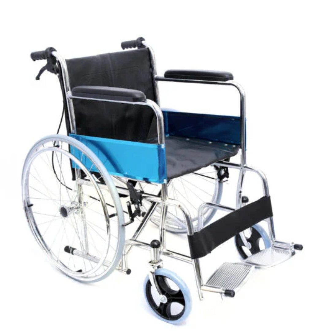Foldable Wheelchair with Handle Brakes