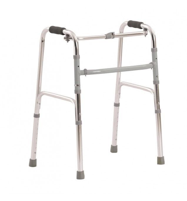 Walking Frame - Reciprocating Walker | Foldable Aluminium Walker with Height Adjustable - AeonCare