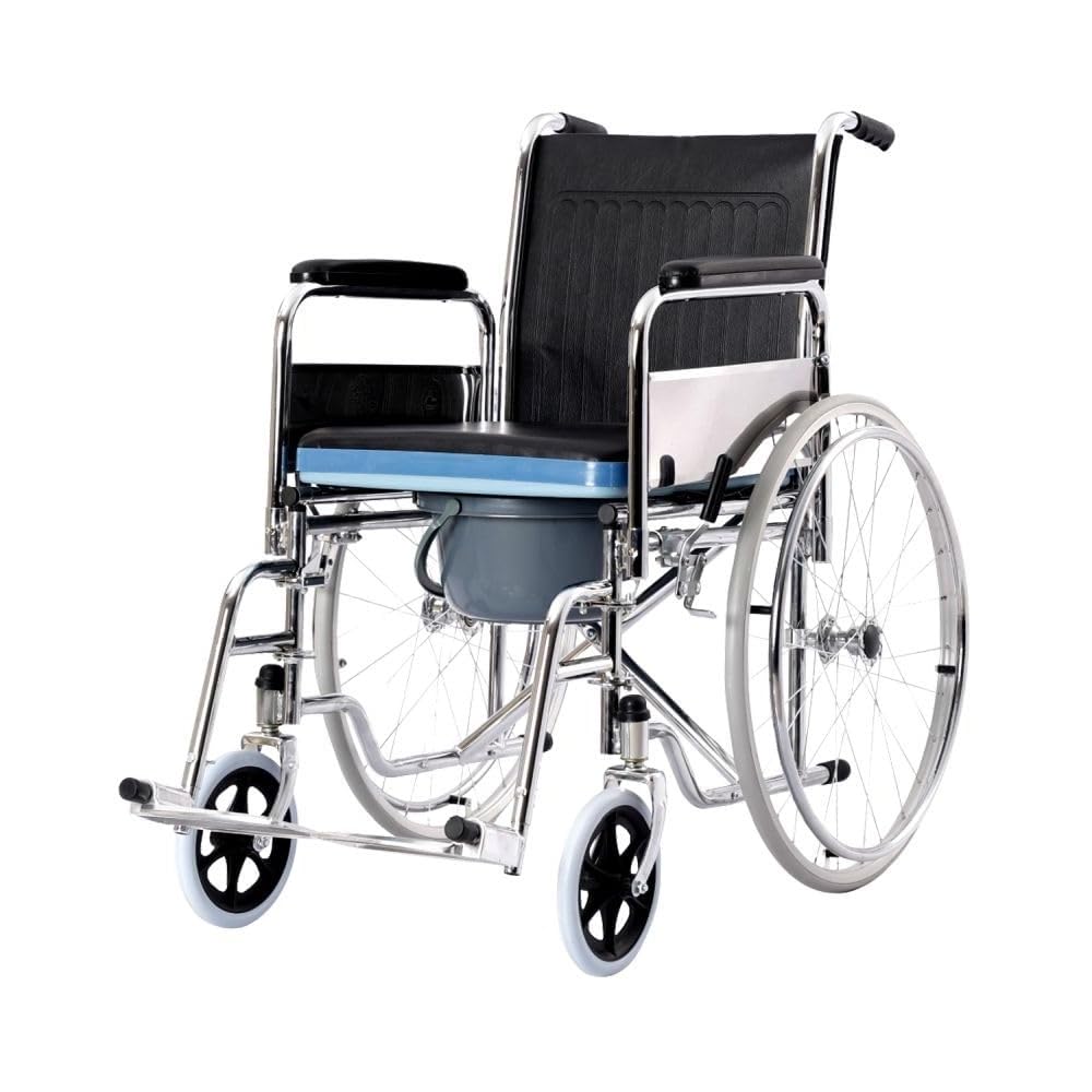 Commode Wheelchair | Potty Wheelchair | Foldable Commode Wheelchair