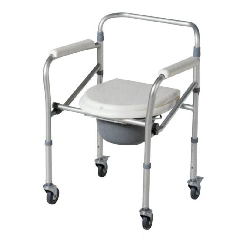 Commode Chair with Toilet Pot - Height Adjustable 894