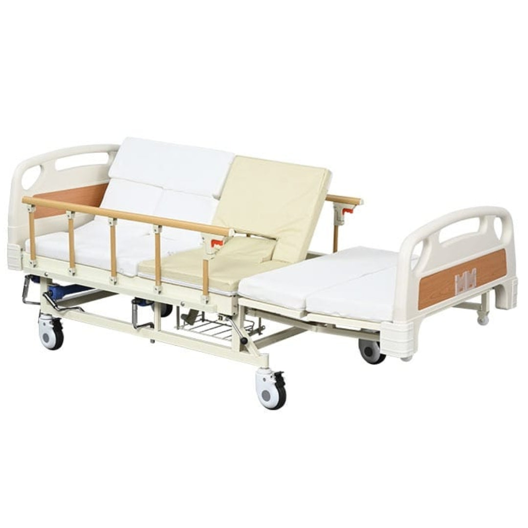 Hospital Bed for Home - Nursing Cot with ABS Head & Foot Board