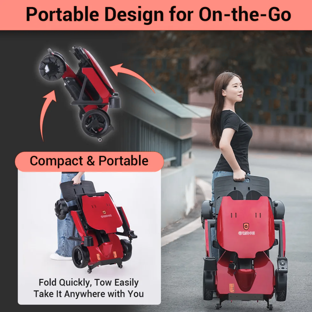 Height Adjustable - All Terrain Premium Electric Wheelchair Foldable