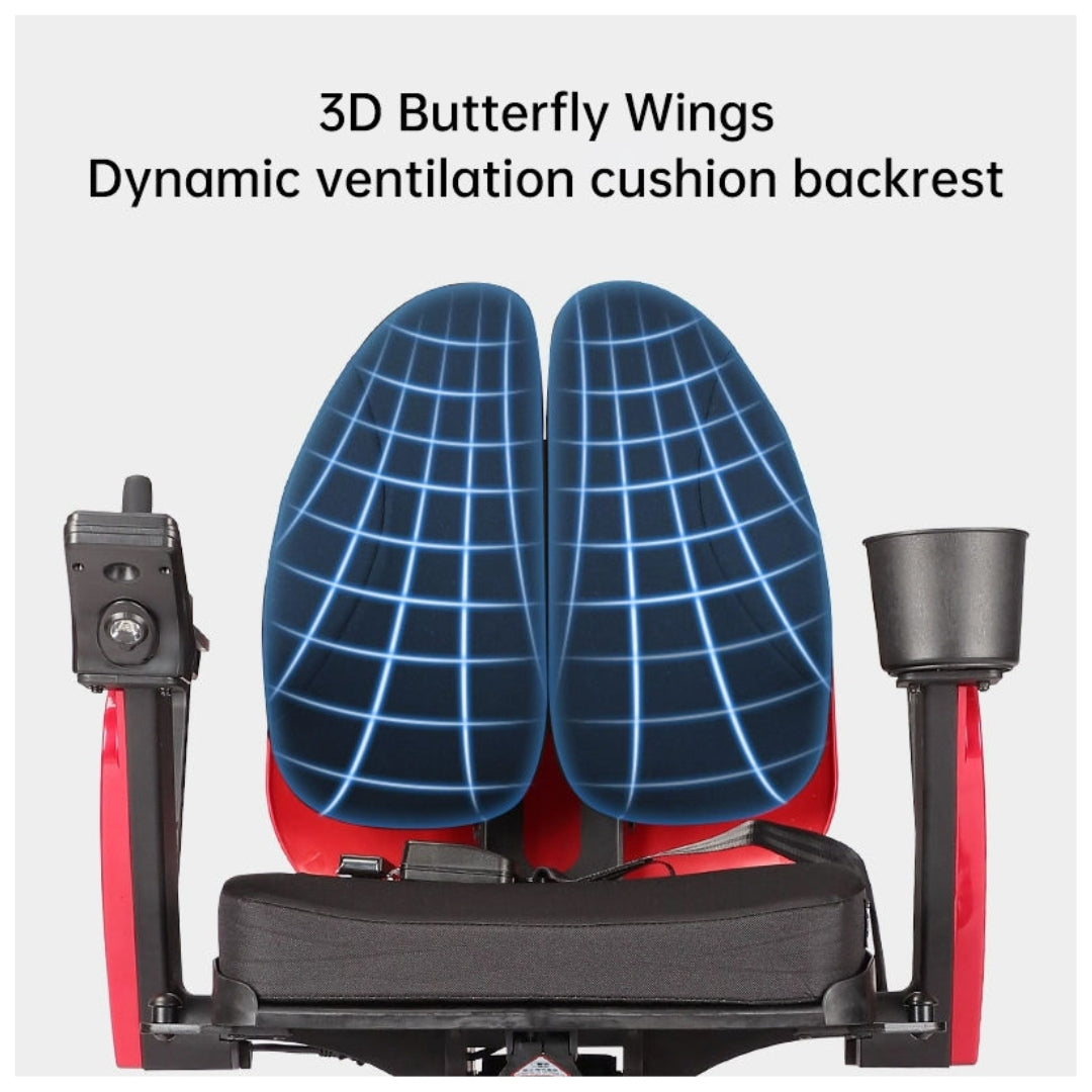 Height Adjustable - All Terrain Premium Electric Wheelchair Foldable