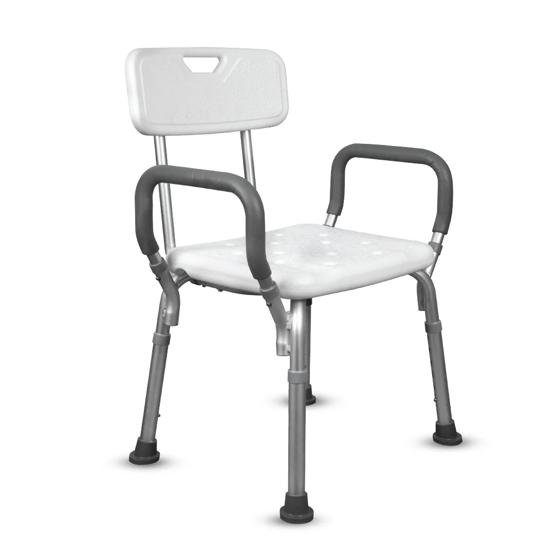 Vissco Comfort Shower Chair With Back Armrest at Best Price