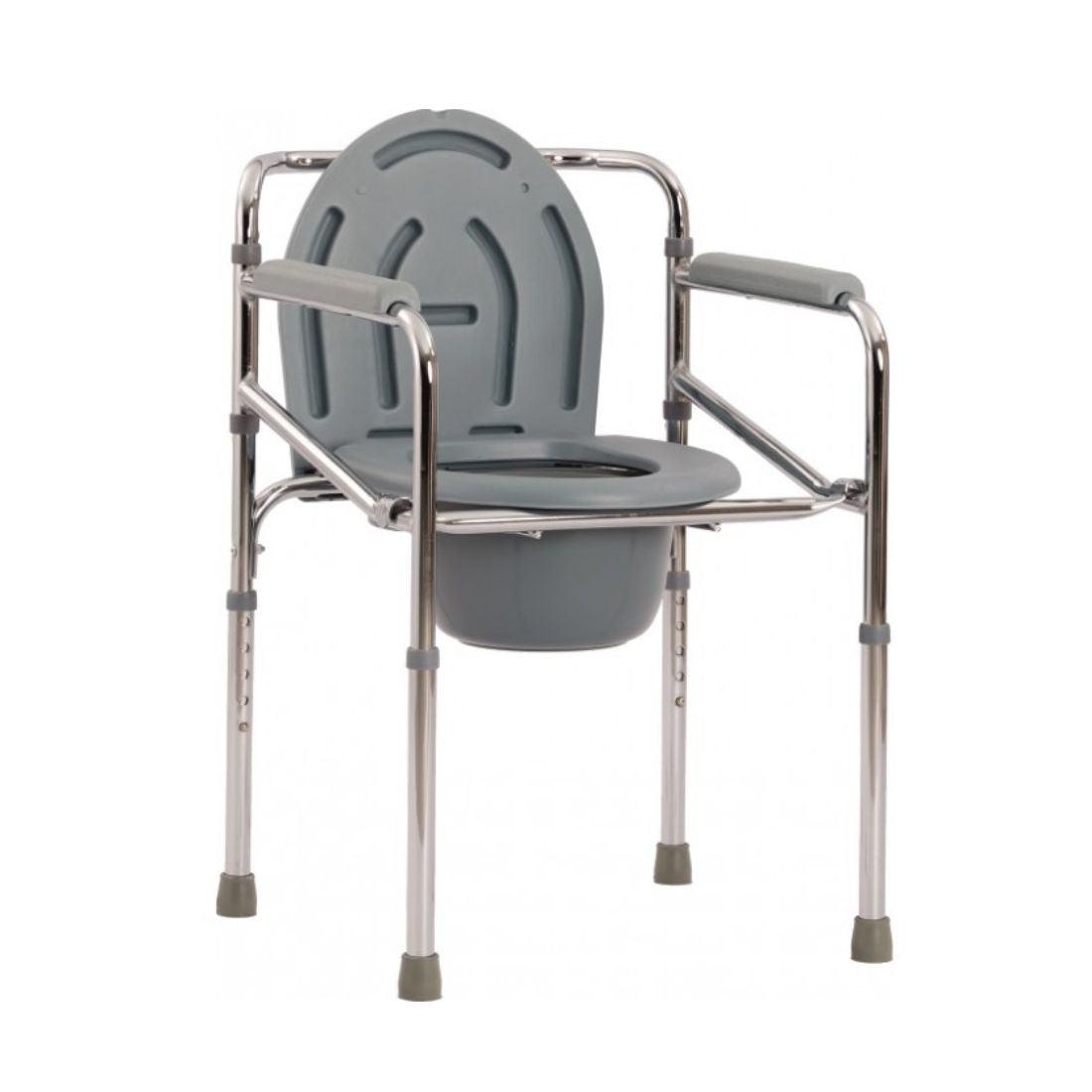 Commode Chair with Toilet Pot - Height Adjustable - AeonCare