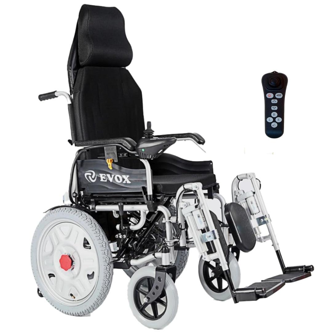Electric Recliner Wheelchair with Remote - Foldable - AeonCare