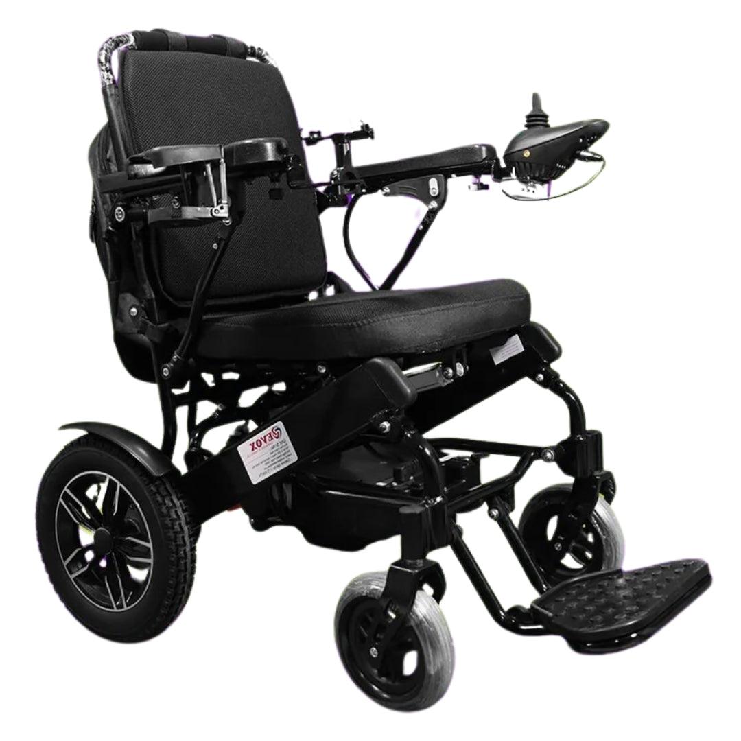 Electric Back Recline Wheelchair Auto Fold with Remote - Aluminum - AeonCare