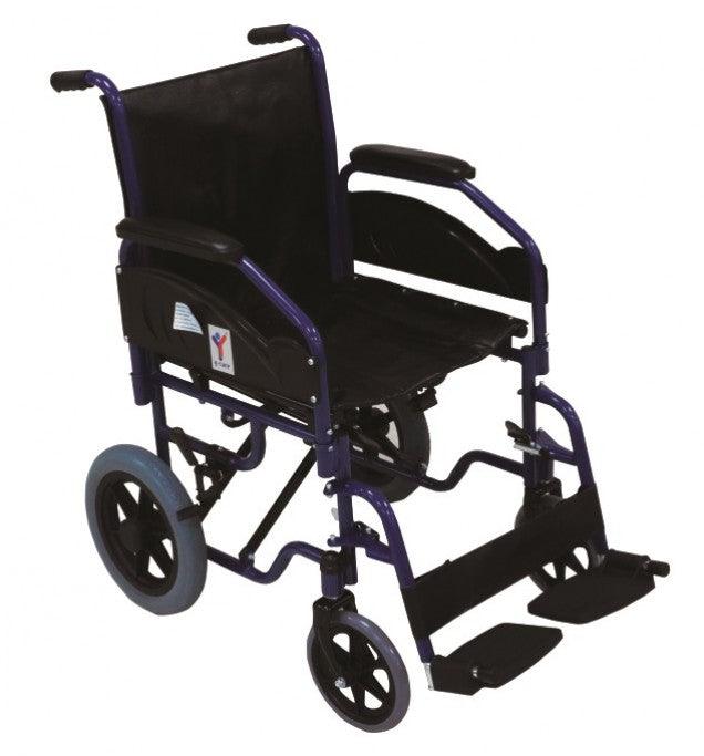 Foldable Wheelchair - Lightweight Wheelchair with Armrest & Footrest Removable - AeonCare
