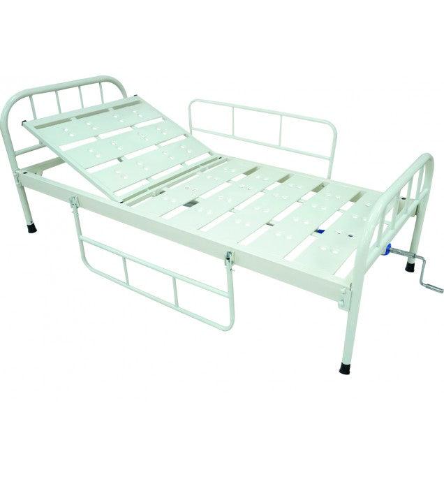 Hospital Bed For Home - Semi Fowler Hospital Bed For Home With Side Railings - AeonCare