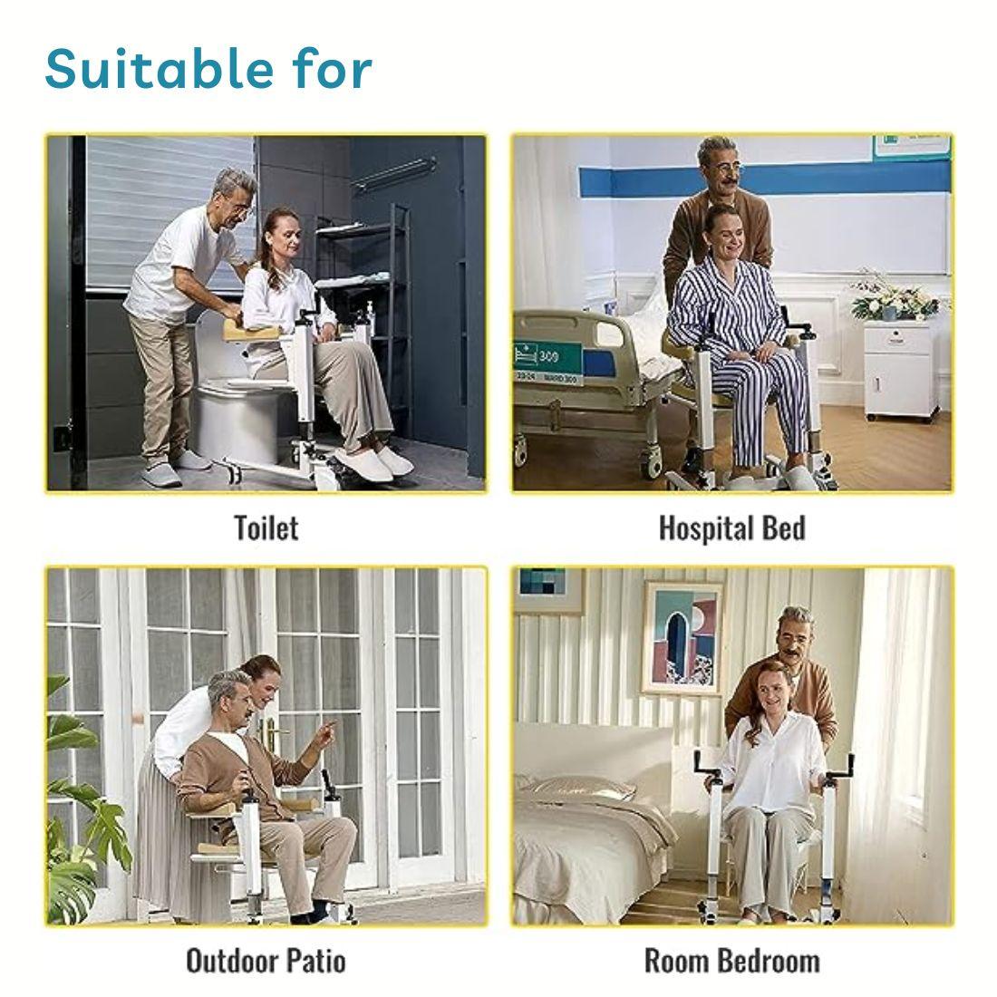 Patient Lift Transfer Wheelchair - Multipurpose Wheelchair