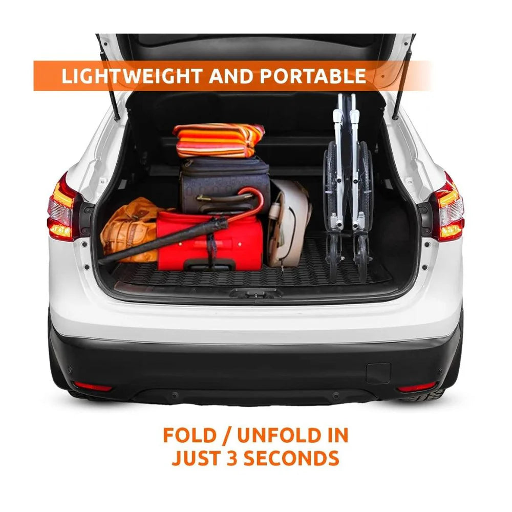 VISSCO - Rodeo Lite Foldable Wheelchair with Mag Wheels - 9983