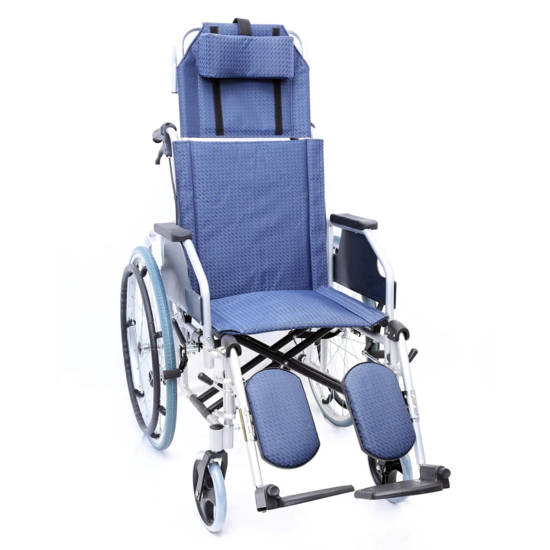 Reclining Aluminum Wheelchair - Foldable