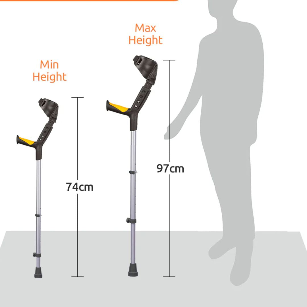Vissco Astra Plus Elbow Crutch With Height Adjustable