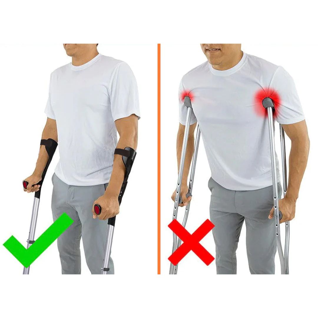 Vissco Astra Plus Elbow Crutch With Height Adjustable