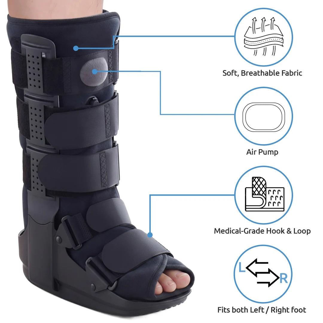 Pneumatic Walker Boot (Single Push Button - Long Type)