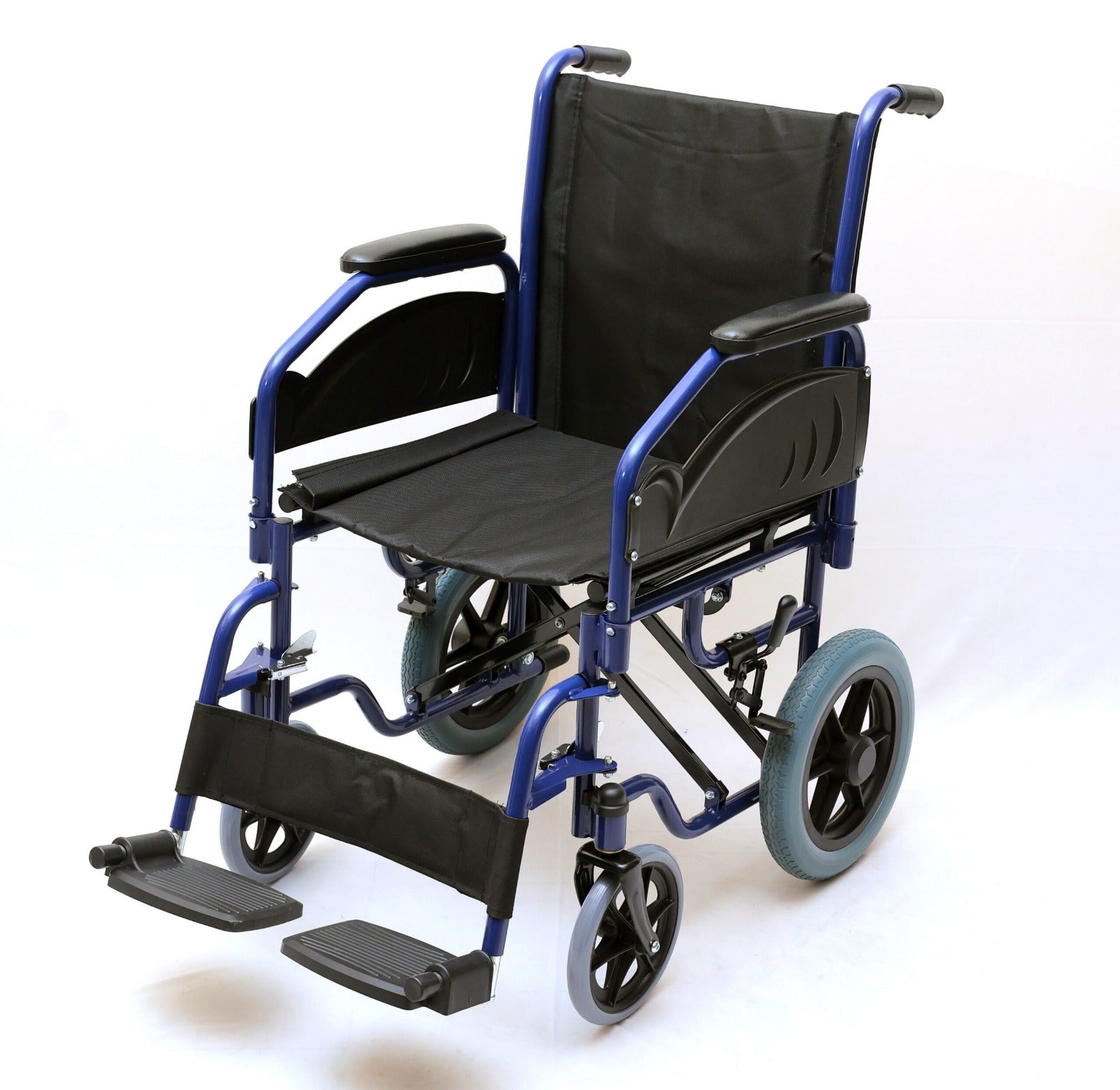 Foldable Wheelchair - Lightweight Wheelchair with Armrest & Footrest Removable 904B