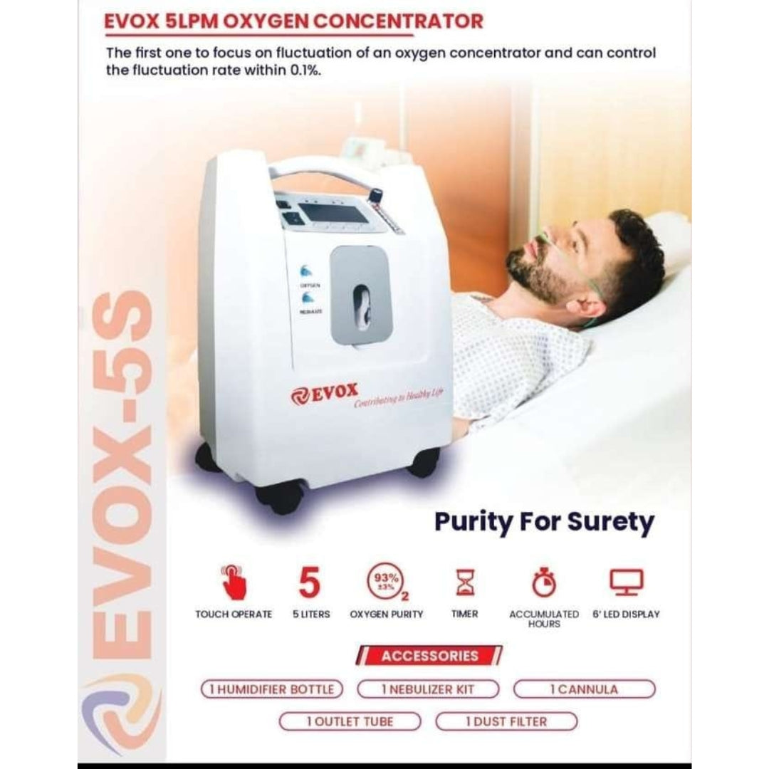 5s oxygen concentrator - 5 Litre