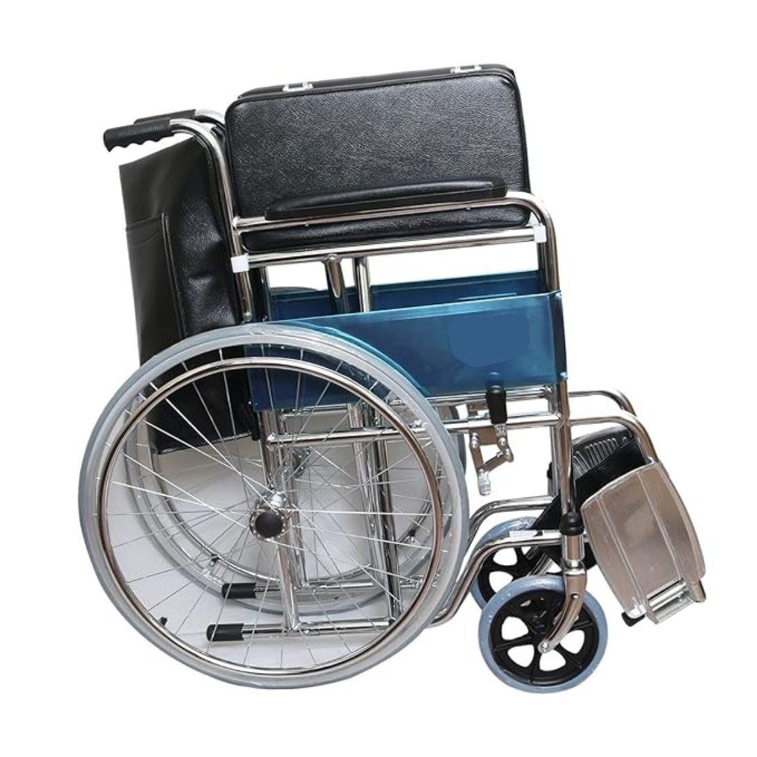 Foldable Wheelchair with Cushion Seat - AeonCare