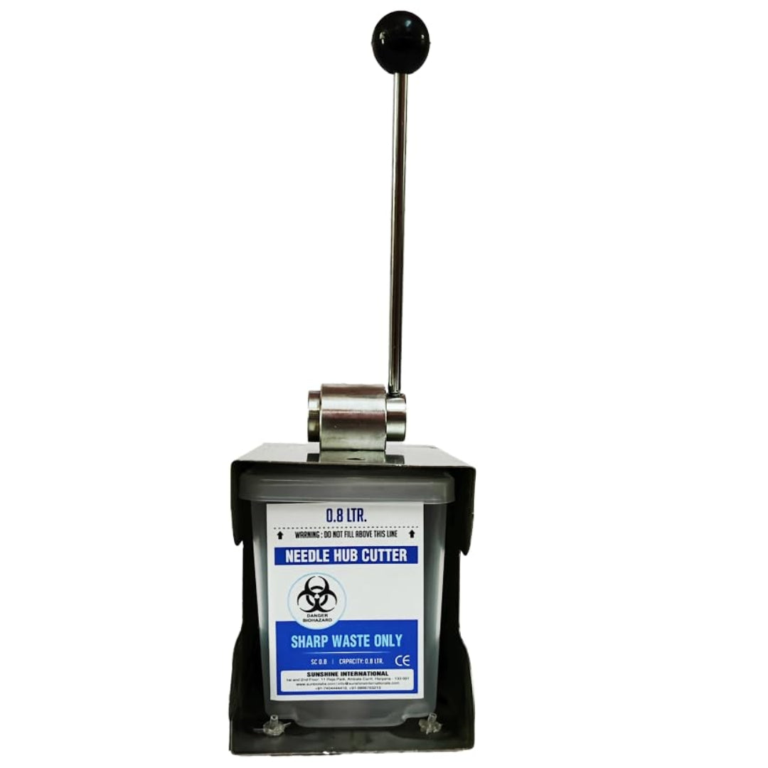 Needle Cutter | Syringe Hub Destroyer Machine for Hospital & Laboratory - 800ml