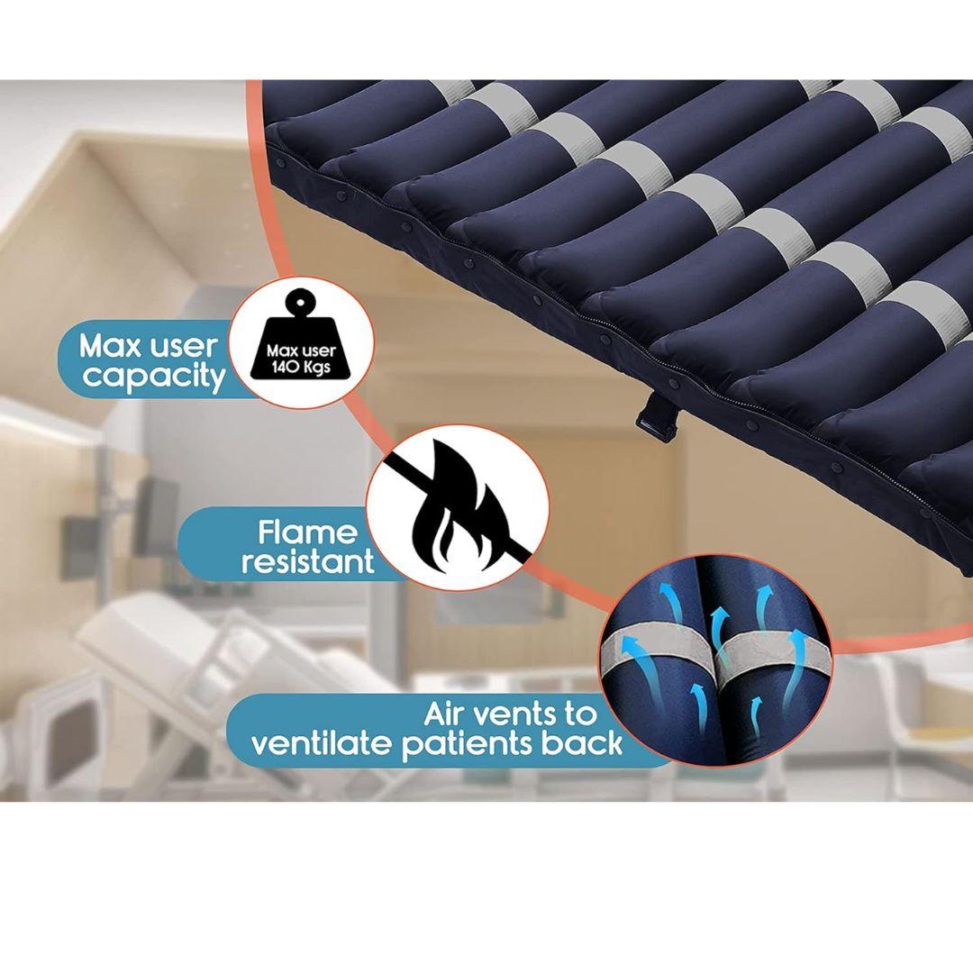 Tubular Air Mattress - Anti Decubitus Mattress with Motor for Bed Sore - AeonCare