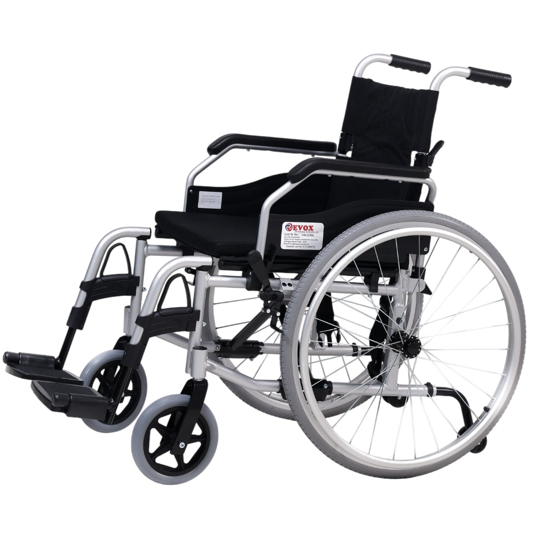 EVOX - Height Adjustable Aluminum Wheelchair - Foldable AC101M
