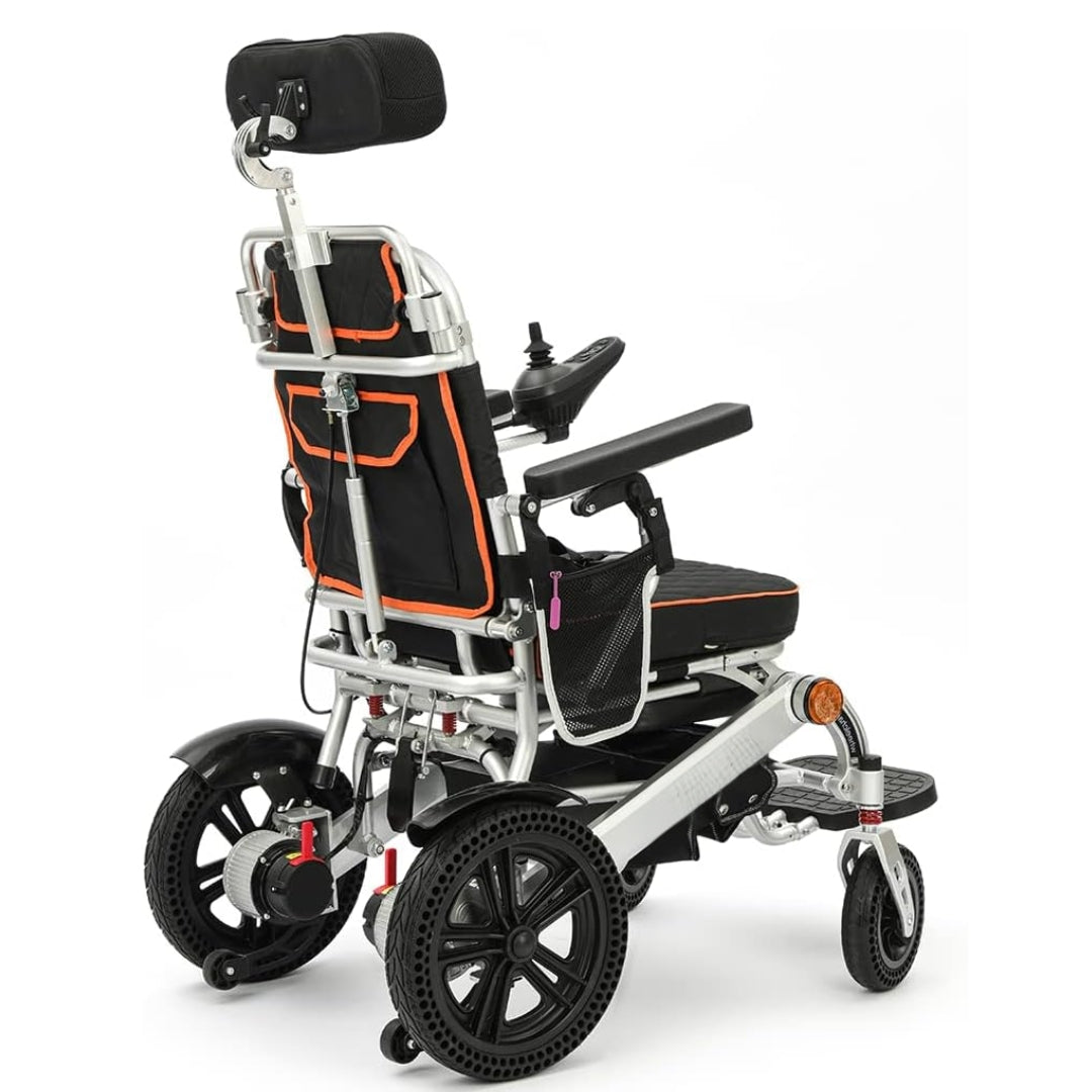 Reclining Electric Wheelchair - Easy Foldable Electric Wheelchair