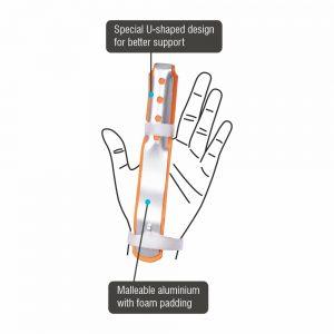 Vissco Finger Splint Long (Firm Support) - AeonCare