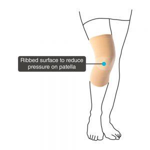 Vissco Patella Ribbed Elasticated Knee Cap - AeonCare