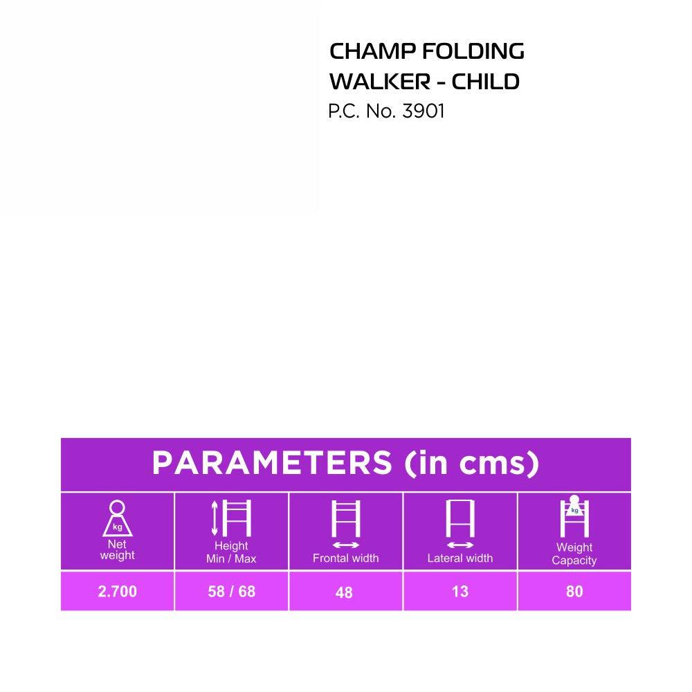 Vissco champ folding walker- Child - AeonCare