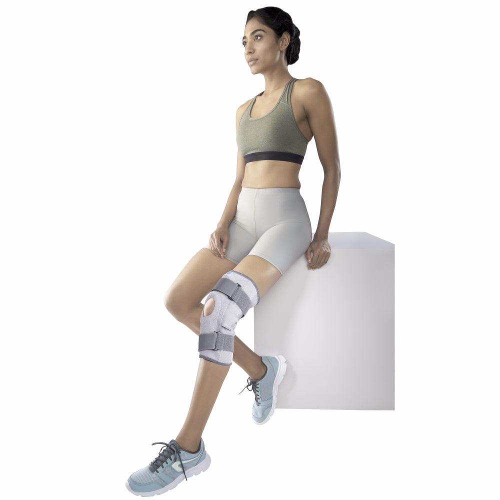 Vissco Stretchable Hinged Elastic with Open Patella - AeonCare