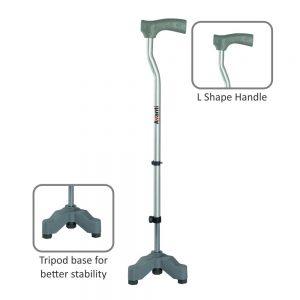 Vissco Avanti L shape tripod stick - AeonCare