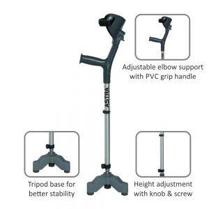 Vissco Astra max elbow crutch - Tripod base - AeonCare