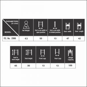Vissco Foldable Commode Shower Chair (Without Wheels) - AeonCare
