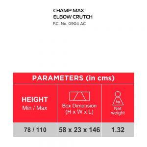Vissco champ max elbow crutch - AeonCare