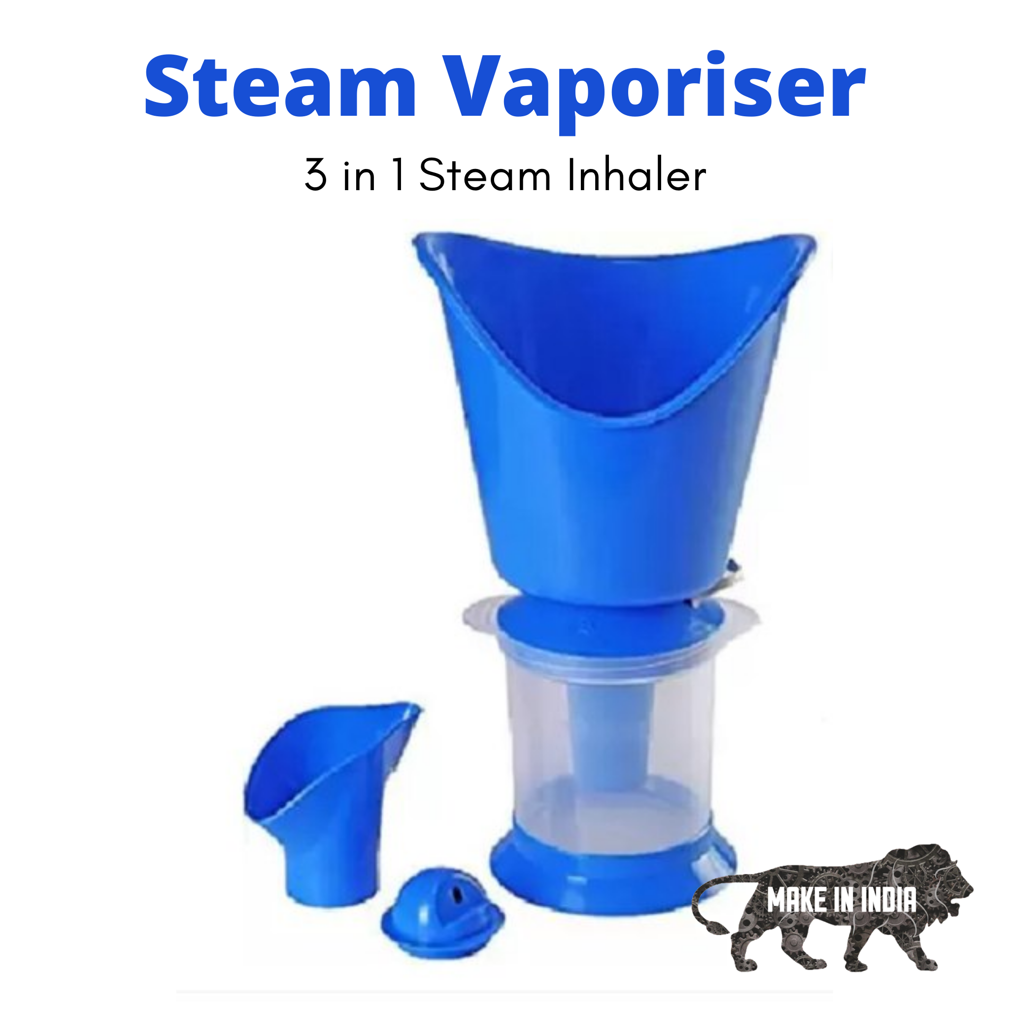 Steam Vaporiser - 3 in 1 Steam Inhaler