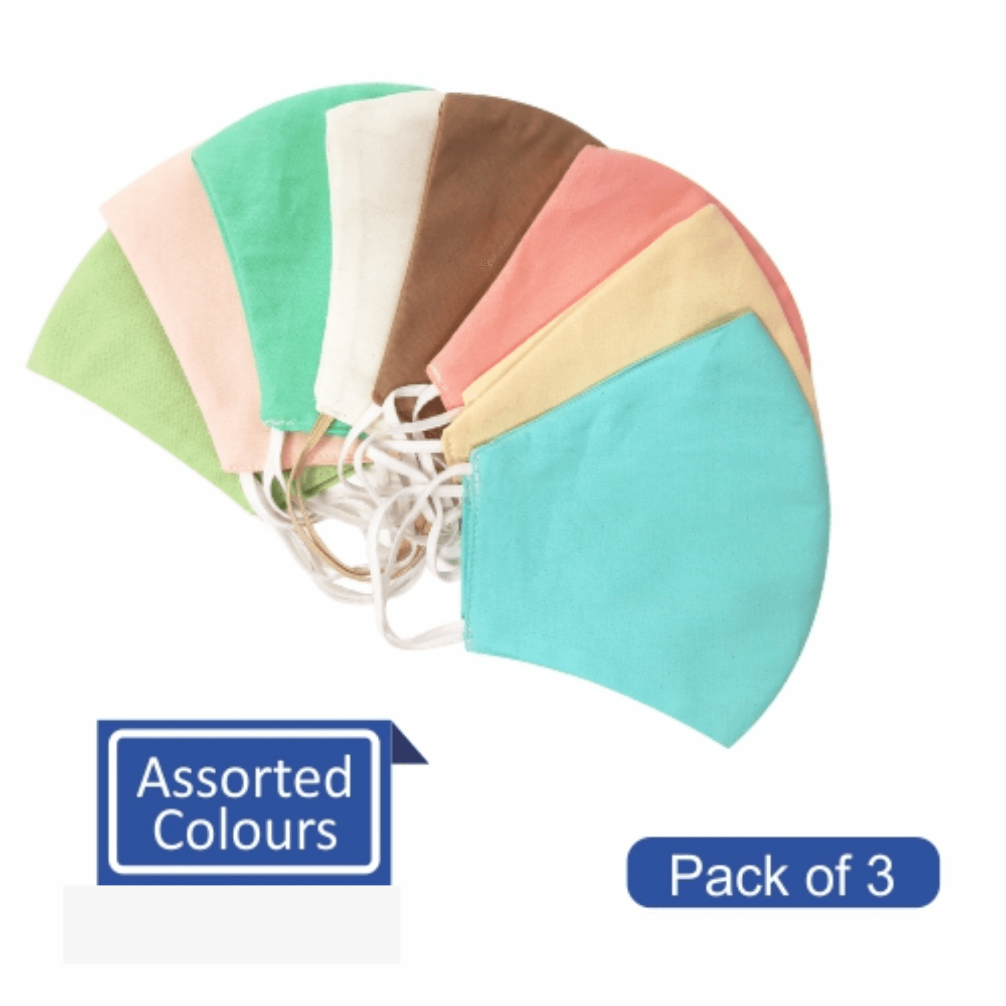 Dyna Face Mask with Inbuilt Filter - 3Nos - AeonCare