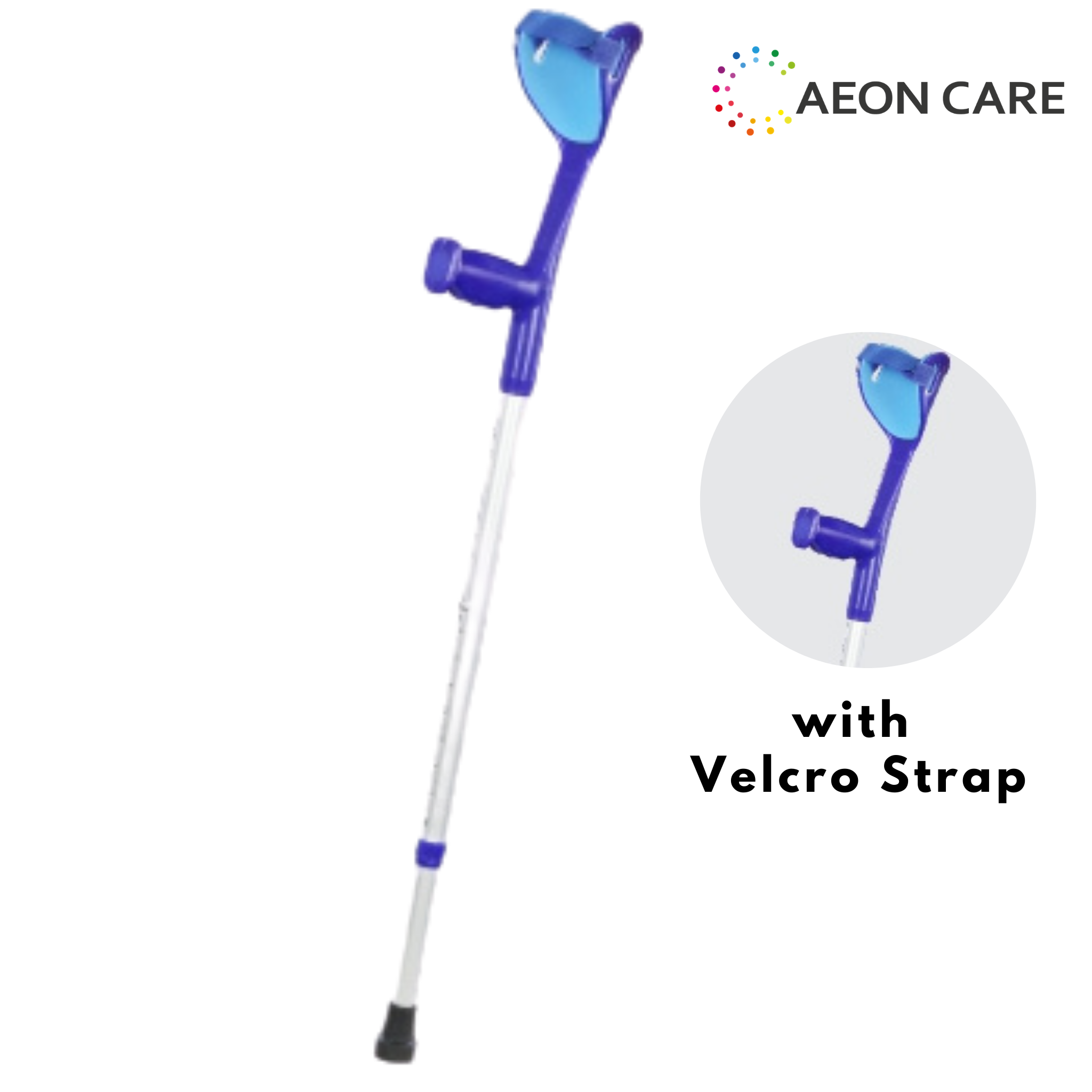 Velcro Strap Elbow Crutch is used for mobility aids