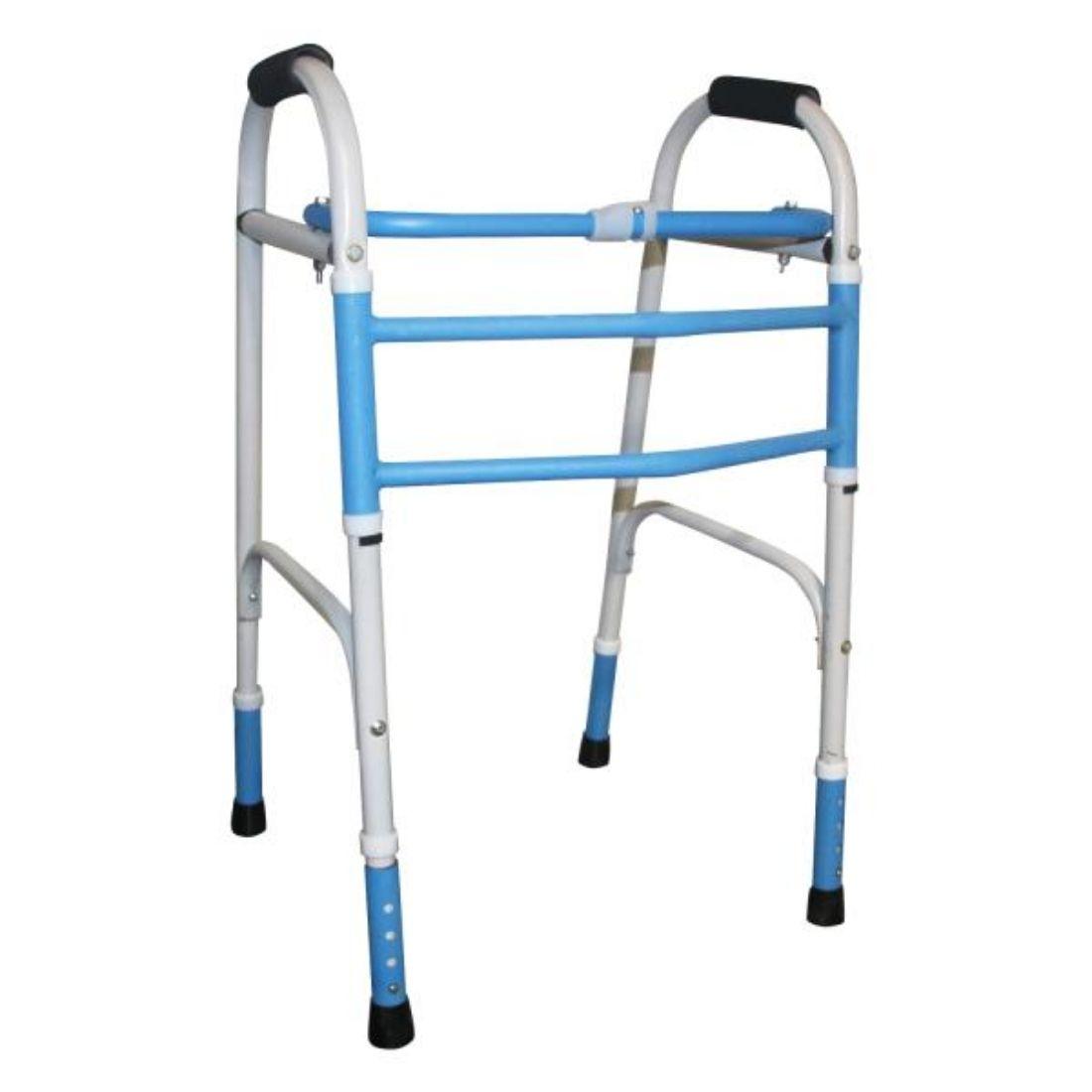 Adult Walker | Foldable & Height Adjustable MS Coated Walking Frame - AeonCare