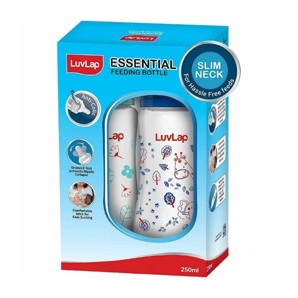 Luvlap Baby Feeding Bottle - Slim/Normal Neck Bottle (Pack of 2) - AeonCare