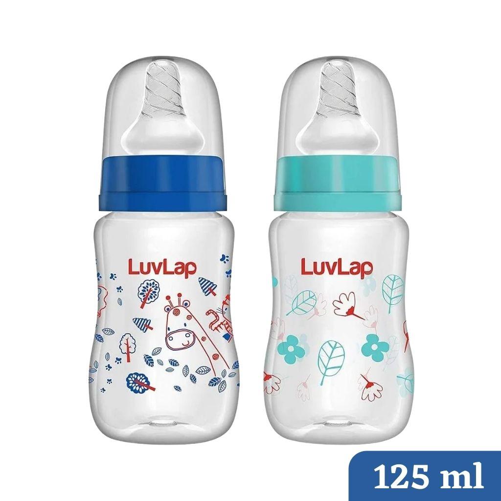 Luvlap Baby Feeding Bottle - Slim/Normal Neck Bottle (Pack of 2) - AeonCare