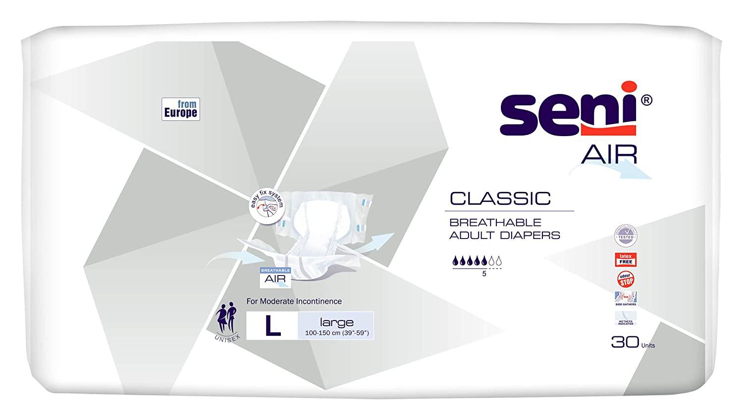 Seni Air Classic Adult Diaper Large (L) - AeonCare