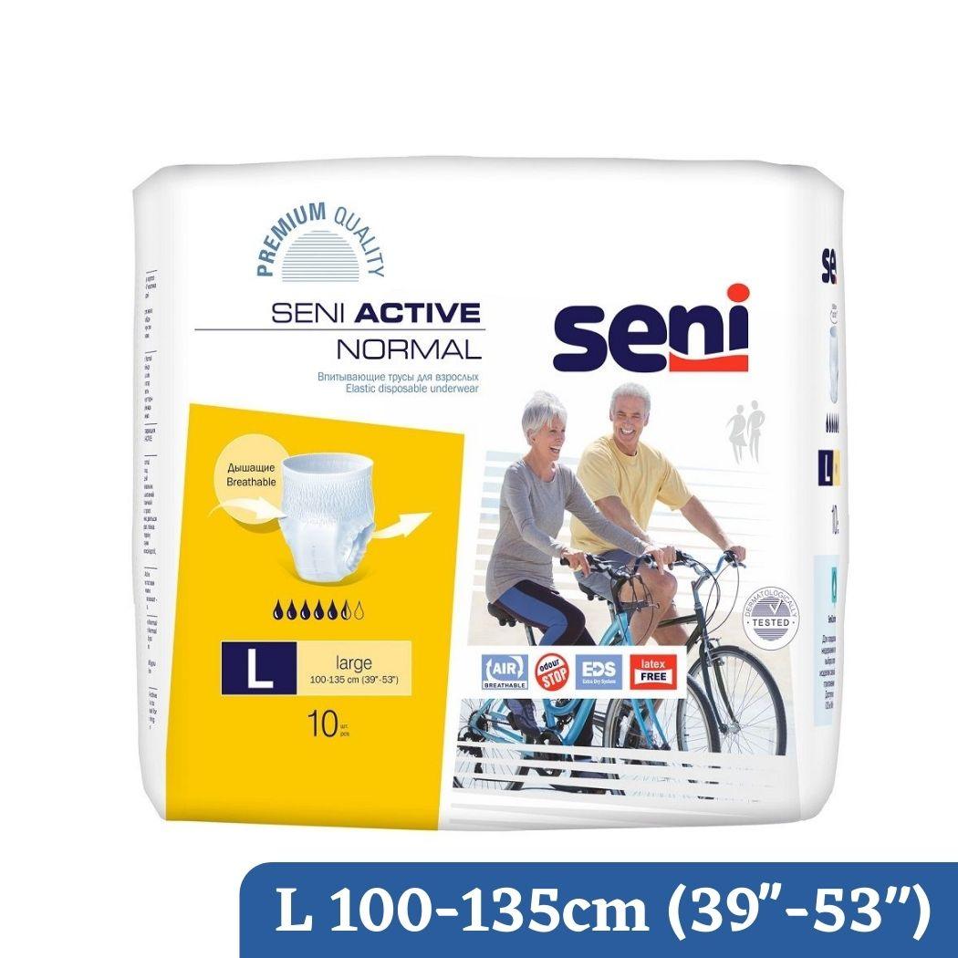 Seni Active Normal Pullups Adult Diaper, L - AeonCare