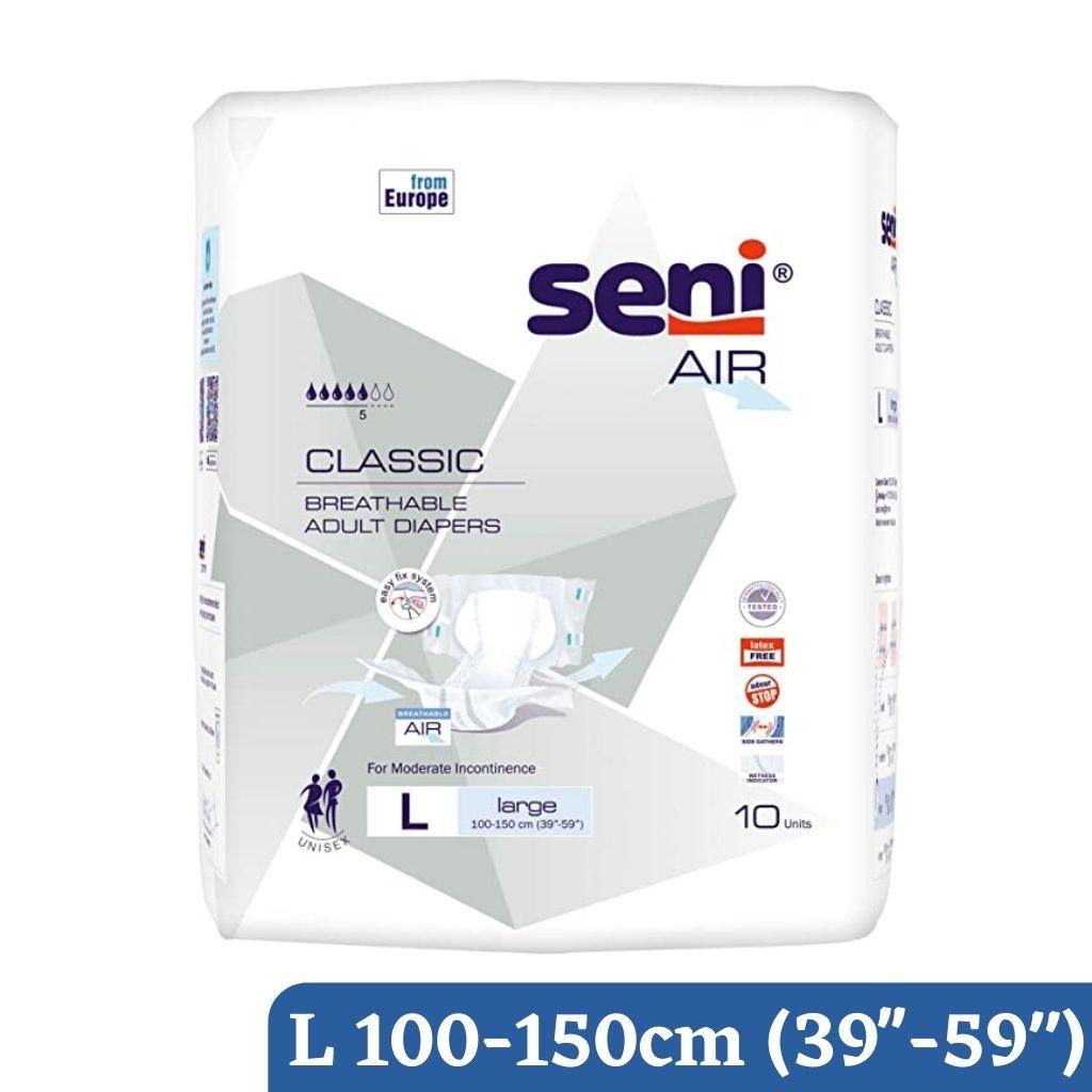 Seni Air Classic Adult Diaper Large (L) - AeonCare