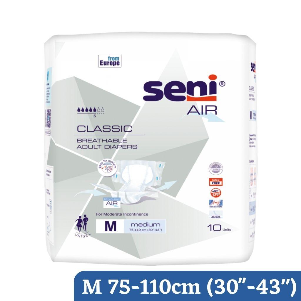 Seni Air Classic Adult Diaper Medium (M) - AeonCare